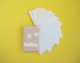 Blank Recipe Cards Vintage Recipe Cards Holder Cook's Diary