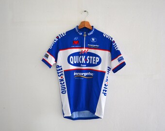 Maillot vélo rétro Quick Step Eddy Merckx UCI Vermarc