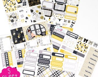 KF W65LS The Joelle Life Planner Kit Stickers, weekly kit, Erin Condren Planner!!!!