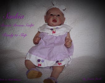 Reborn baby, Saskia, Bonnie Brown Sculpt , Limited Edition, COA,lots of extras, Ready to ship!