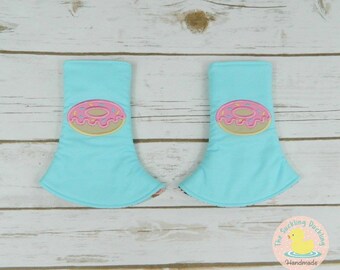 Pre-Order* Glazed Donut Tula Accessories, Customized Options Available, Coordinates with Tula Glazed, Sprinkle & Donut Fabric, Embroidery