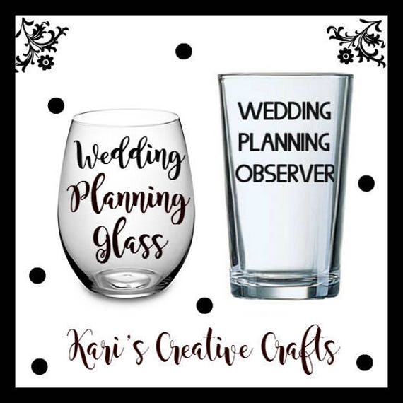 Download Wedding Planning Glasses Comical Glasses His & Her glass
