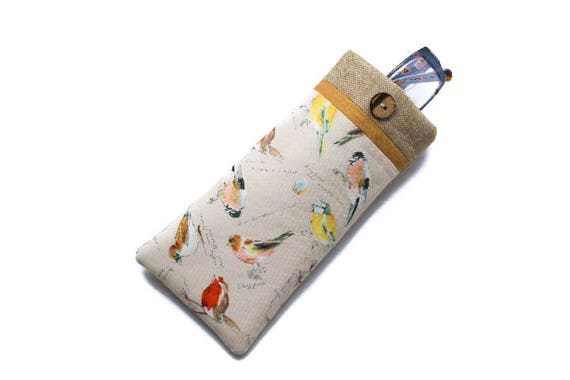 Fabric Glasses Case Spectacles Cover Linen Glasses Cover