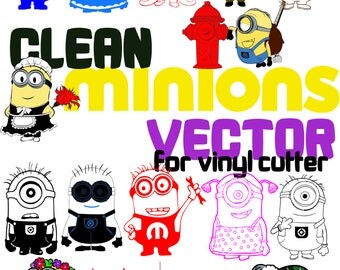 100 Minion Vector Clipart