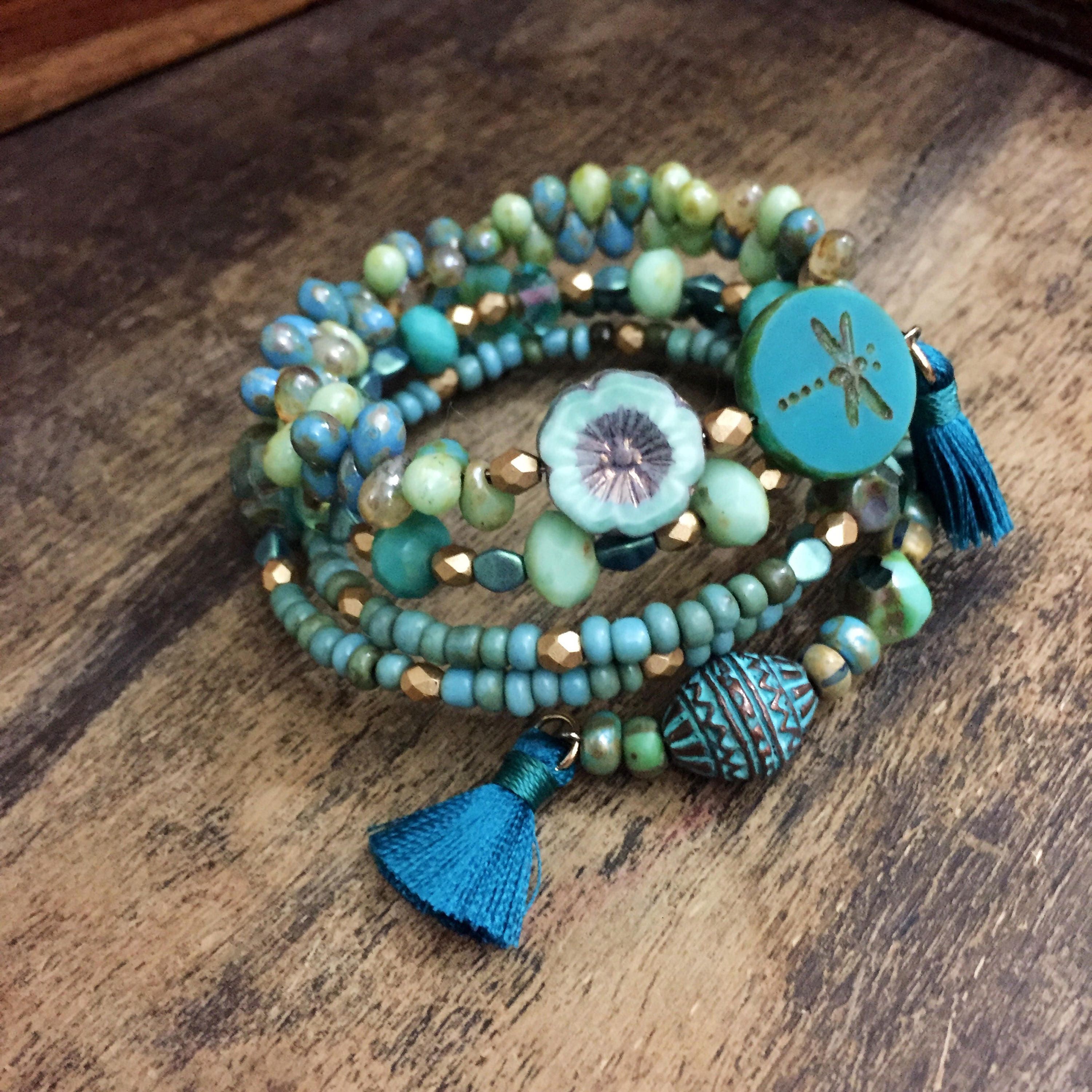 Artisan bracelet gypsy bracelet handmade bracelet