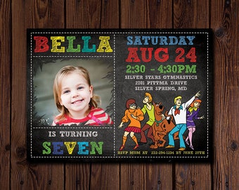 Scooby Doo Invitation, Scooby Doo Birthday, Scooby Doo Invite, Scooby Doo Party, Scooby Doo Printables