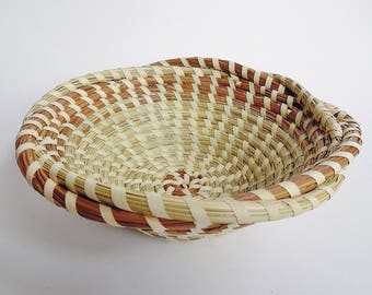 Sweetgrass Bowl- 6 inches, Sweetgrass Basket, Gullah, African Art, Charleston SC