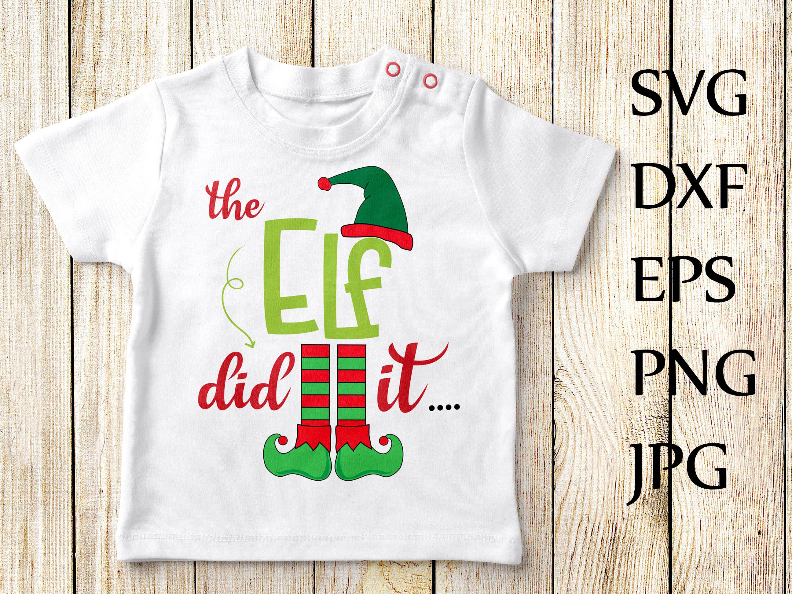 Elf Shirt SVG Free for Cricut