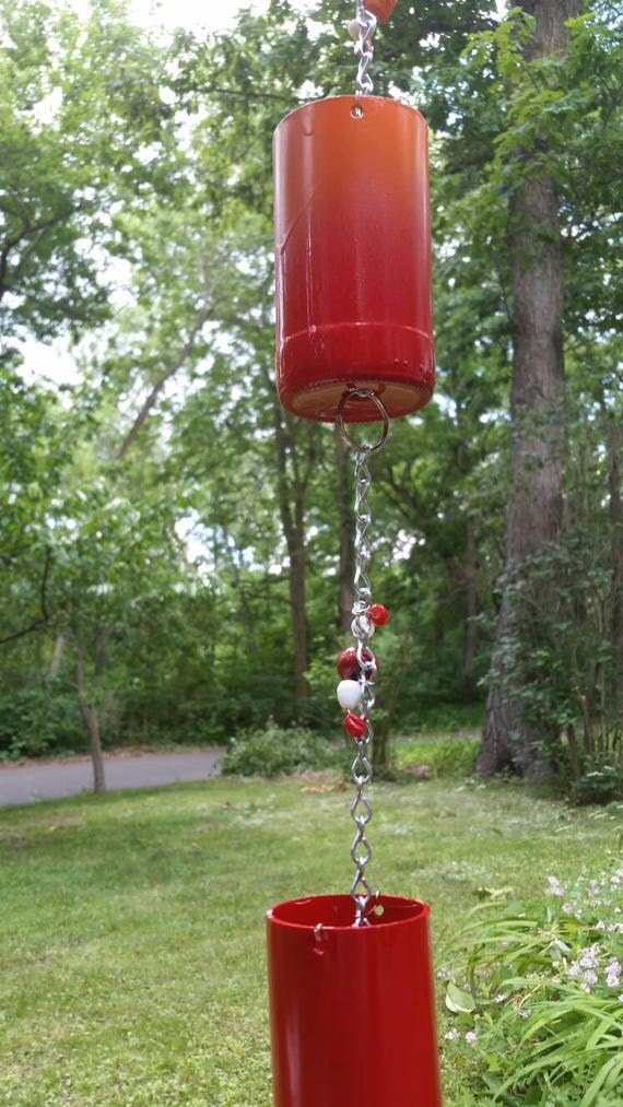 Recycled Bottle Rain Chain Repurposed Bottles Yard Art
