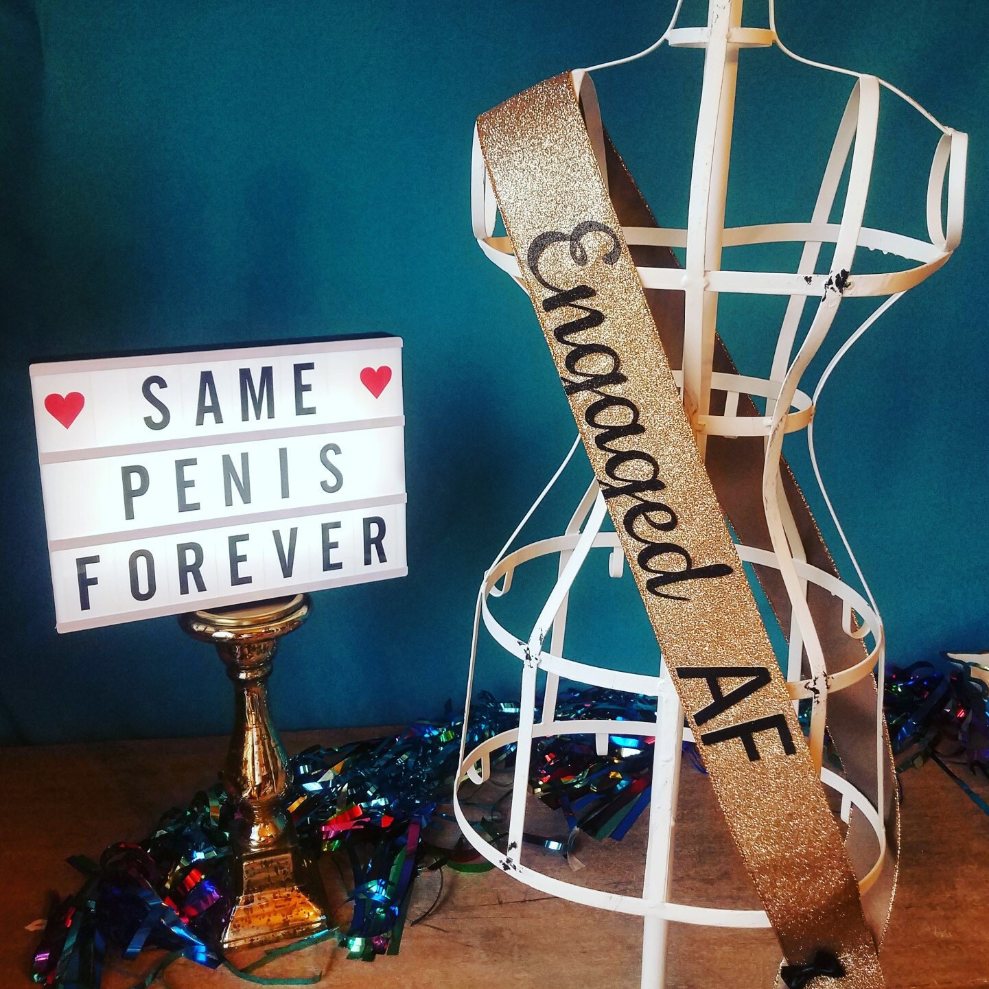 Bachelorette Party Penis Cupcake Toppers Picks w/ Feathers