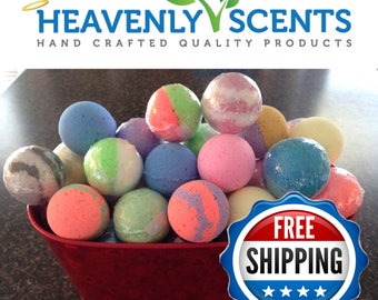 Luxury Bath Bombs Lot of 18 (2.0 oz) LUSH Type Various Fragrances Gifts Favors