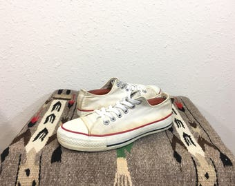 90's vintage converse chuck taylor canvas shoes tie sneaker made in usa size 7