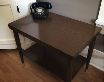 Vintage Mersman Two Tier Table / Mersman 8196 / Mid Century Table