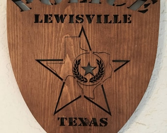 Lewisville Police Dept Shield