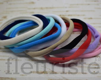 Nylon Headbands, Nylon Baby Headband, Nylon Headbands Wholesale, DIY Headbands Baby, Soft Stretch Head Wrap, Baby Headband, Choose Colors