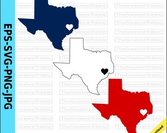 Vector map Houston Texas