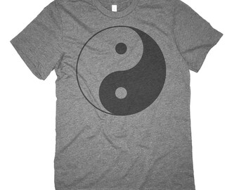 Yin and Yang Symbol / Mens' Tie Dye Shirt / Standard and