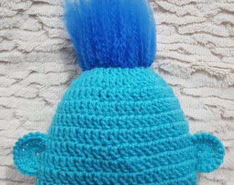 Branch inspired crocheted hat