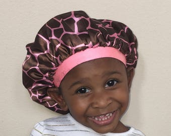 KRADDLE KAP satin bonnet (small & adult available)