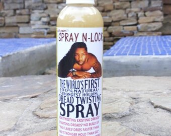 SPRAY N-LOCK™ World's FIRST 100% Natural-strongest holding-dreadlock retwisting spray!
