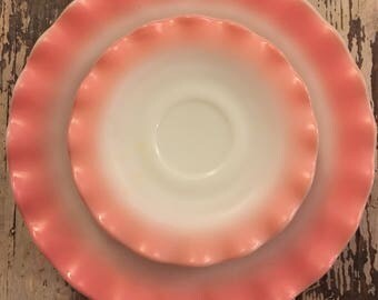 Vintage Hazel Atlas Pink Crinoline
