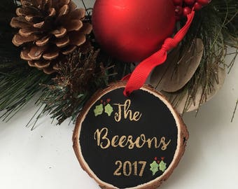Personalized christmas ornaments Wedding Christmas ornament married Holiday Christmas shopping Tree decor Gift for newlyweds Stocking