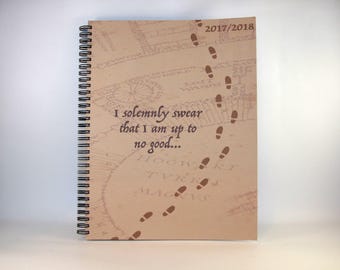 Harry Potter Weekly Planner Large (Mischief Managed Cover)