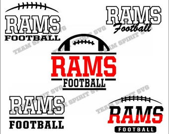 Rams Football Bundle Download Files - SVG, DXF, EPS, Silhouette Studio, Vinyl Files, Digital Cut Files -Use with Cricut and Silhouette