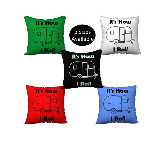 Trailer Pillow Case Printed Pillow Cover Decorative Throw