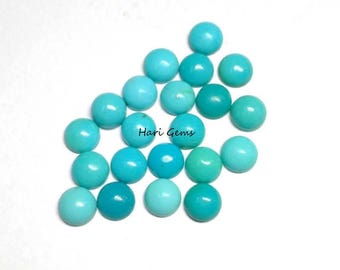 10 pieces 1.50mm Turquoise Cabochon Round Gemstone AAA Quality 100% Natural Arizona sleeping beauty Turquoise Round Cabochon turquoise cabs