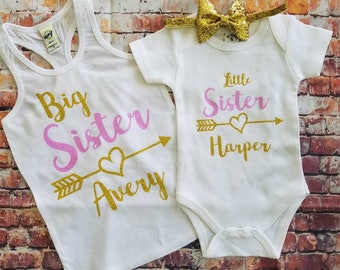Big Sister/ Little Sister shirt Set,
