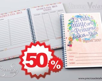Agenda 2017 / Diary 2017 A5 Be Brave Pink PDF