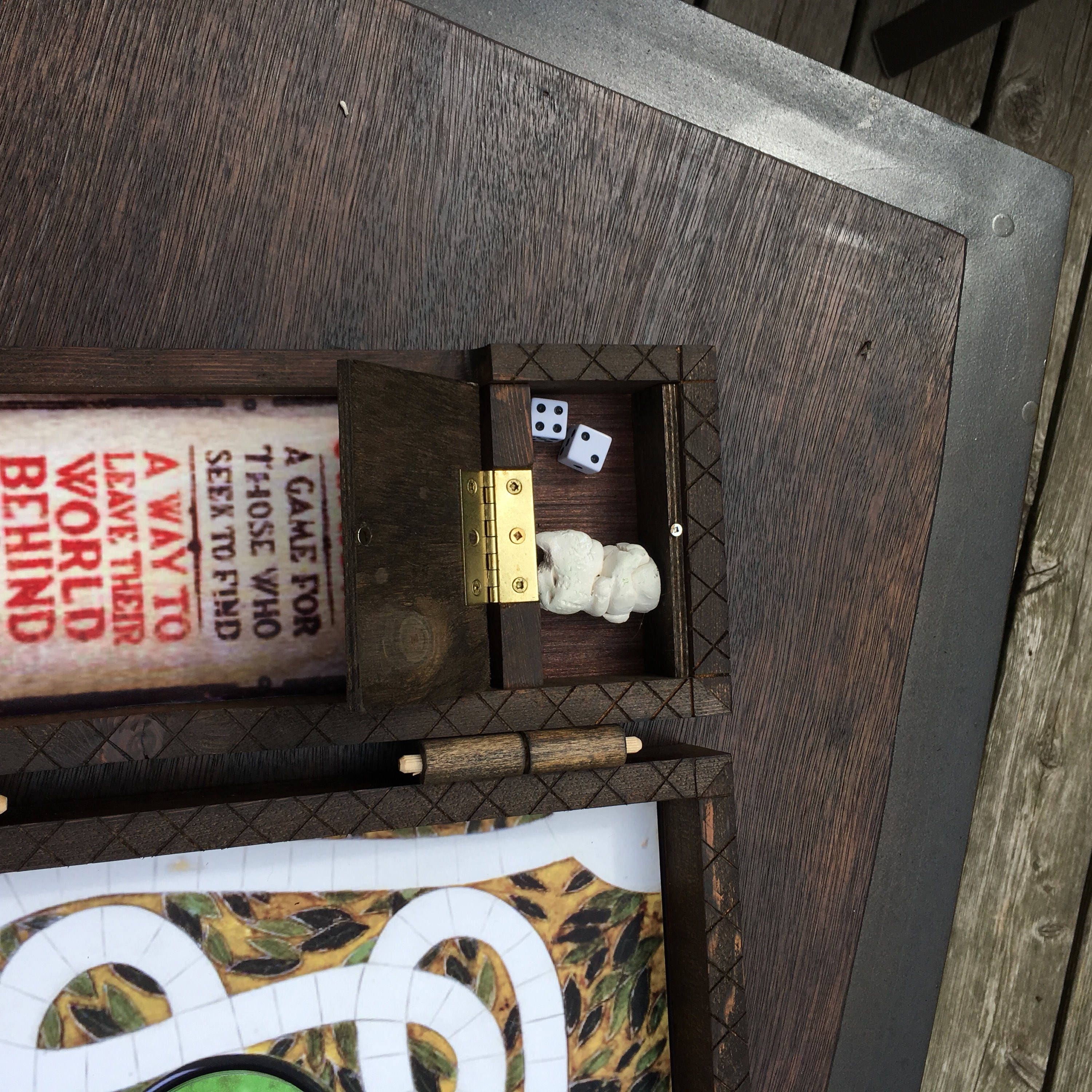 Jumanji Inspired Wooden Board Game