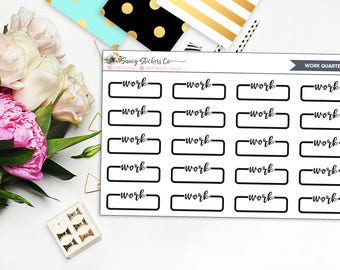 Neutral Work Planner Stickers | for use with Erin Condren Lifeplanner™, Filofax, Personal, A5, Happy Planner