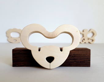 Mouse - man toy teething ring