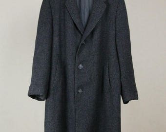 Best Summer Sale Harris Tweed Long Wool Coat