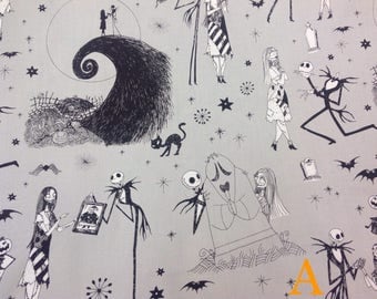 Disney Fabric — Tim Burton's The Nightmare Before Christmas Fabric from Camelot Fabrics (6 Options)