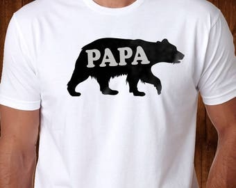 PAPA Bear Shirt - Gift for Papa - Father's Day Gift - Papa Gift - Papa Shirt - Shirt for Papa -Granpa Shirt - Gift for Grandpa