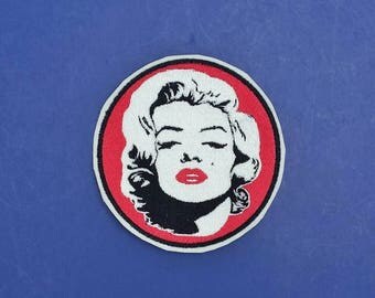 Marilyn Monroe patch, Marilyn Monroe Applique, Marilyn Monroe Hair clip