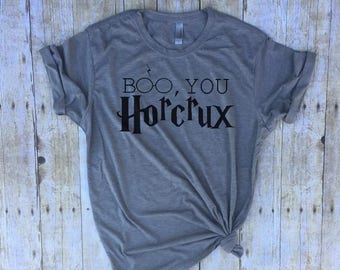 boo you whorecrux, boo you horcrux, funny harry potter shirt, harry potter fan, harry potter mean girls, fandom shirt, harry potter gift