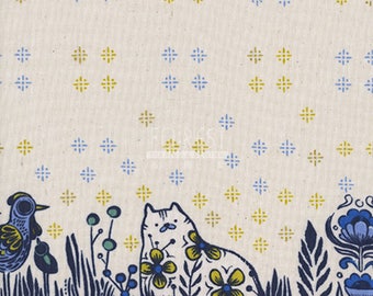 C+S cotton BAKERS APRON CREME fabric - 50cm