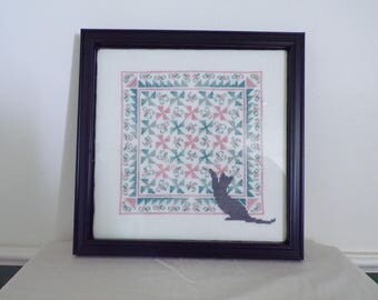 Cat With Quilt