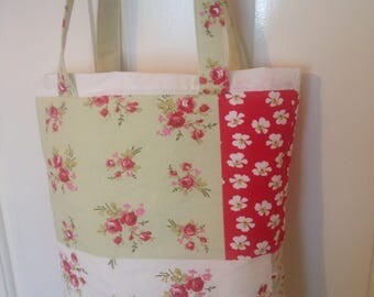 Tote bag-floral tote-cotton tote bag-floral tote bag-shopping bag