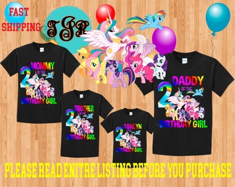 my little pony birthday shirts