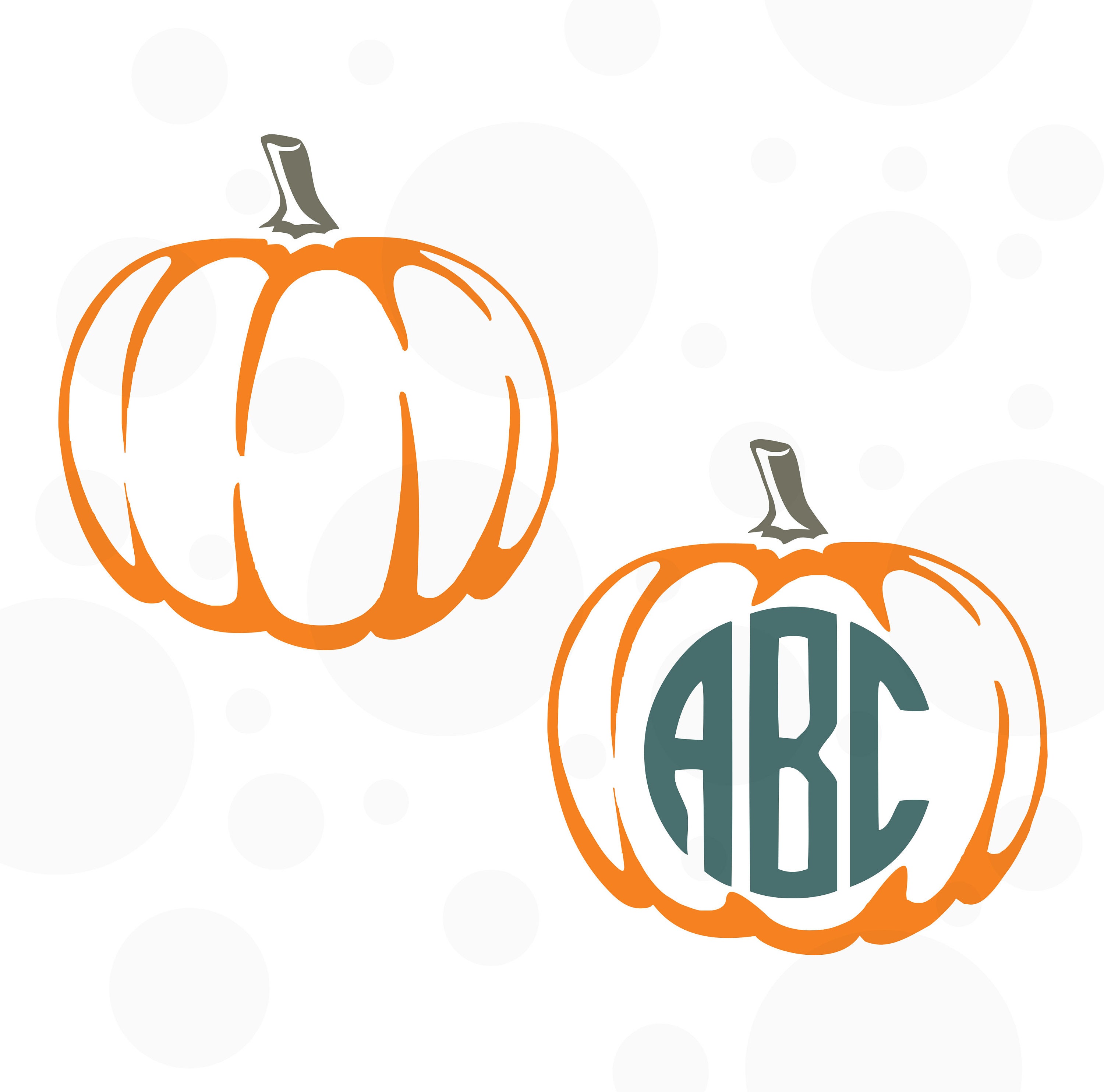 Download Pumpkin Pumpkin Monogram SVG Thanksgiving SVG Pumpkin