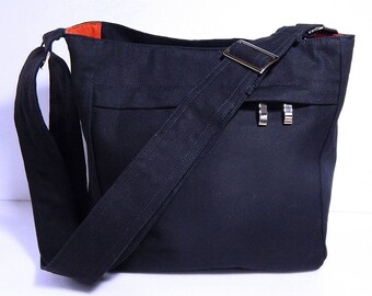 Virine dark naby/black cross body bag, messenger everyday shoulder handbag,...