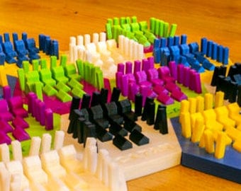 Settlers of Catan Game Piece Holders | Catan Organizer | Catan Game Pieces | Catan Organizer | Catan Board Game | Box Organizer