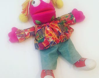 Vintage 1993 Zig and Zag - Zag Hand Puppet