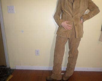 All Suede Leather Suit