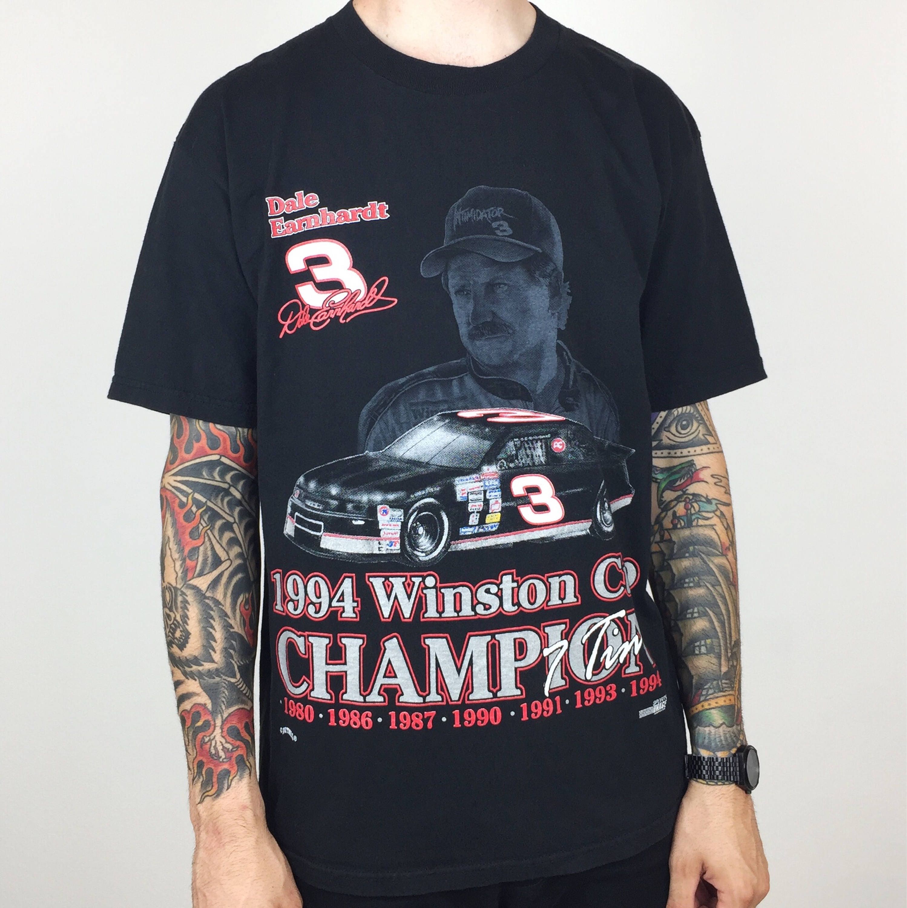 Vintage 90s 1994 NASCAR Dale Earnhardt Sr The Intimidator ...